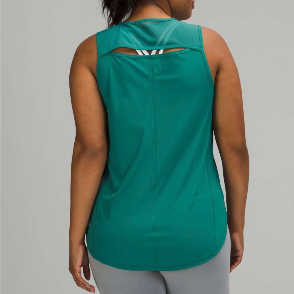 Lululemon Sculpt Tank Teal Lagoon Sz 4 - no tags